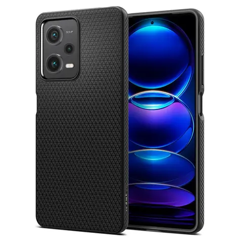 Spigen Liquid Air ochranný kryt pro Xiaomi Redmi Note 12 Pro 5G & POCO X5 Pro 5G černá 