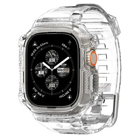 Spigen Rugged Armor Pro ochranný kryt pro Apple Watch Ultra 2 & Ultra 49 mm čirá 