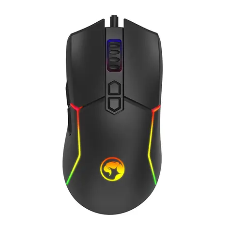 Marvo M655 černá / Optická myš / 12000 DPI / podsvícení / USB-A / 1.8m