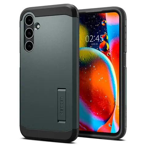 Spigen Tough Armor ochranný kryt pro Samsung Galaxy S23 FE zelená 