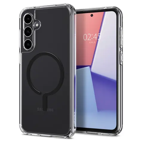 Spigen Ultra Hybrid OneTap Metal Ring MagSafe ochranný kryt pro Samsung Galaxy S23 FE čirá 