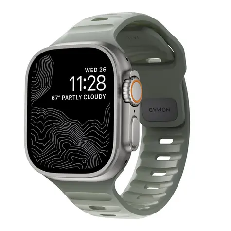 Nomad Sport Strap řemínek pro Apple Watch Ultra (49 & 45 & 44 mm) M-L zelená 