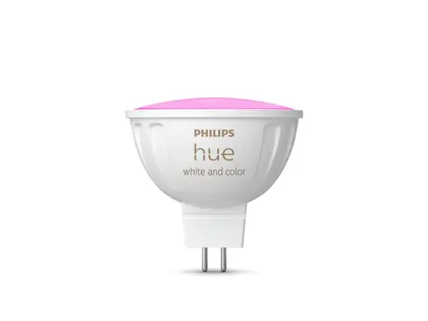 Philips Hue WACA LED žárovka 6.3W / GU5.3 / MR16 / 12V / 400lm / 2200K-6500K / RGB / IP20