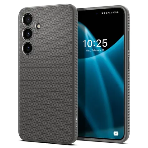 Spigen Liquid Air ochranný kryt pro Samsung Galaxy S24 šedá 