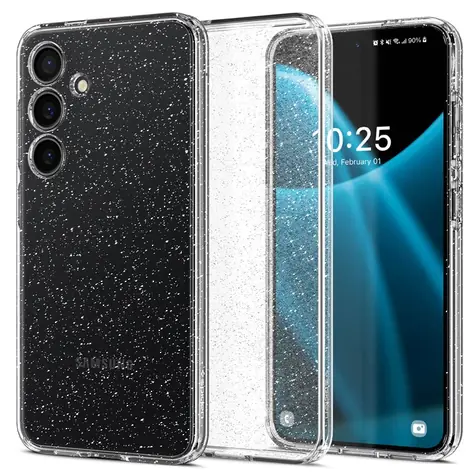 Spigen Liquid Crystal Glitter ochranný kryt pro Samsung Galaxy S24 čirá