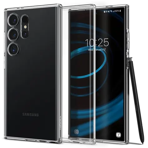 Spigen Liquid Crystal ochranný kryt pro Samsung Galaxy S24 Ultra čirá 