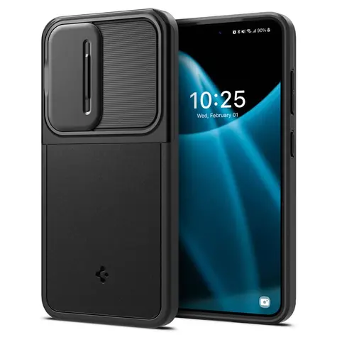 Spigen Optik Armor ochranný kryt pro Samsung Galaxy S24 černá 