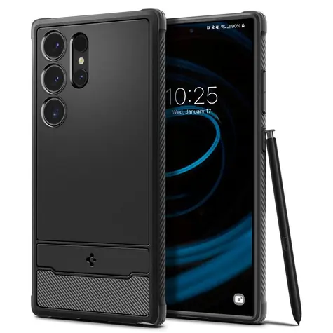 Spigen Rugged Armor ochranný kryt pro Samsung Galaxy S24 Ultra matná černá 
