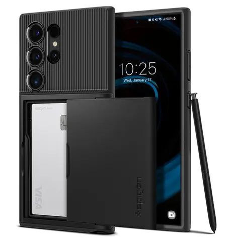 Spigen Slim Armor CS ochranný kryt pro Samsung Galaxy S24 Ultra černá 
