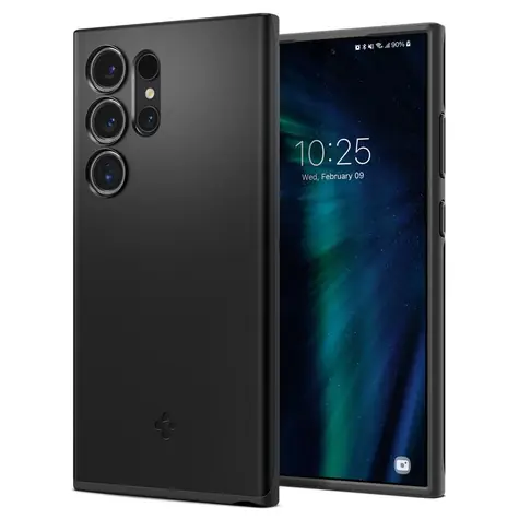 Spigen Thin Fit ochranný kryt pro Samsung Galaxy S24 Ultra černá 