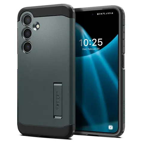 Spigen Tough Armor ochranný kryt pro Samsung Galaxy S24 zelená 