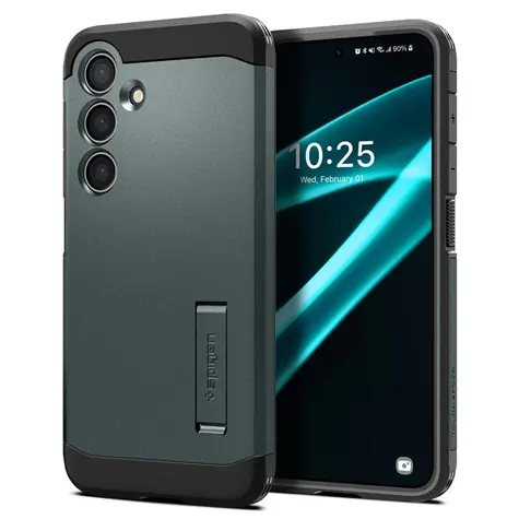 Spigen Tough Armor ochranný kryt pro Samsung Galaxy S24 Plus zelená 