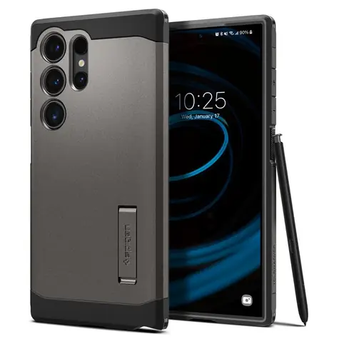 Spigen Tough Armor ochranný kryt pro Samsung Galaxy S24 Ultra černá (gunmetal)