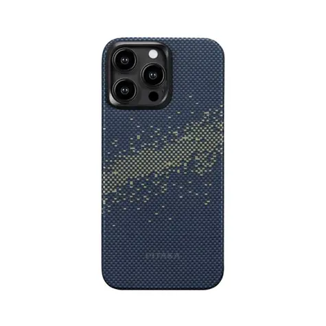 Pitaka StarPeak MagEZ 4 ochranný kryt pro Apple iPhone 15 Pro Max milky way galaxy modrá 