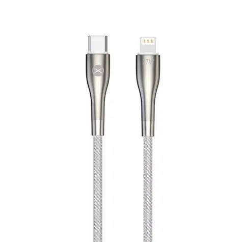 Forever Sleek Kabel USB-C (M) - Lightning (M) 1m bílá / 27W 