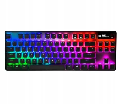 SteelSeries Apex Pro TKL (DE) černá / Herní klávesnice / mechanická / OmniPoint 2.0 / RGB / USB / DE layout