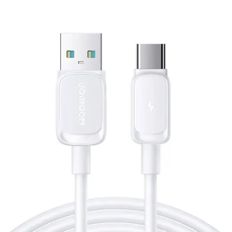 Joyroom S-AC027A14 Nabíjecí kabel USB-A (M) - USB-C (M) 3A 1.2m bílá