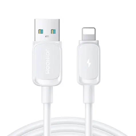 Joyroom S-AL012A14 Nabíjecí kabel USB-A (M) - Lightning (M) 2.4A 1.2m bílá