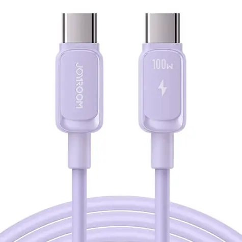 Joyroom S-CC100A14 Nabíjecí kabel USB-C (M) - USB-C (M) 100W 1.2m fialová