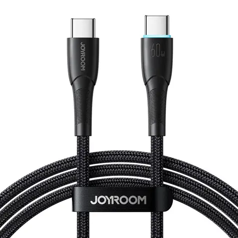 Joyroom SA32-CC3 Nabíjecí kabel USB-C (M) - USB-C (M) 60W 1.0m černá