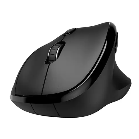 Powerton CLOE černá / Bezdrátová myš / optická / 1600 DPI / 6 tlačítek