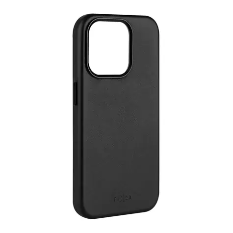 FIXED MagLeather Kožený zadní kryt s podporou MagSafe pro Apple iPhone 15 Pro Max černá