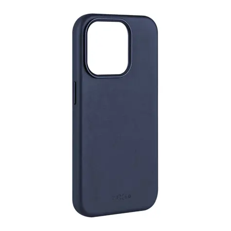 FIXED MagLeather Kožený zadní kryt s podporou MagSafe pro Apple iPhone 15 Pro modrá