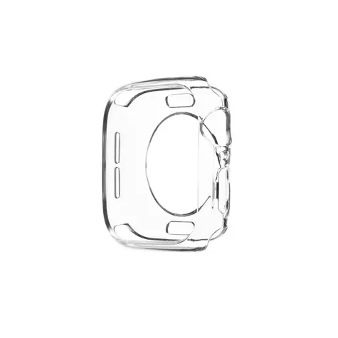 FIXED TPU gelové pouzdro pro Apple Watch Series 9 45mm čirá