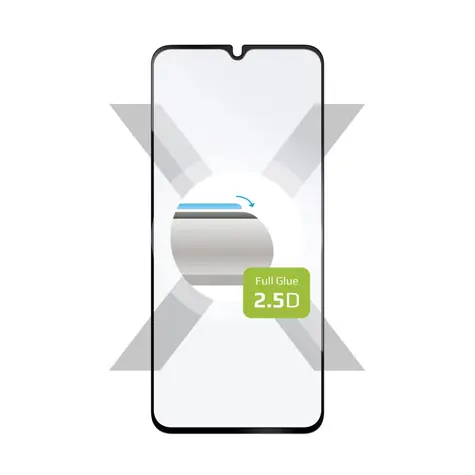 FIXED Full-Cover Ochranné tvrzené sklo pro Samsung Galaxy A05s lepení přes celý displej černá