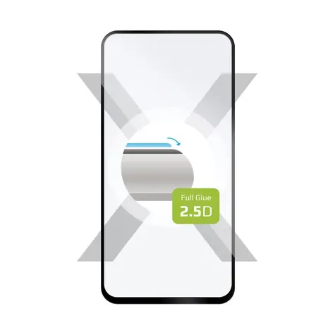 FIXED Full-Cover Ochranné tvrzené sklo pro Motorola Moto G14 lepení přes celý displej černá