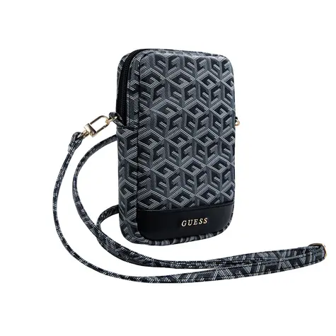 Guess PU G Cube Wallet Phone Bag Zipper černá