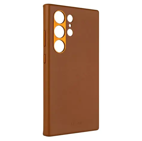 FIXED Kožený zadní kryt MagLeather s podporou MagSafe pro Samsung Galaxy S24 Ultra hnědá