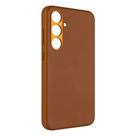 FIXED Kožený zadní kryt MagLeather s podporou MagSafe pro Samsung Galaxy S24+ hnědá