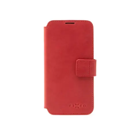 FIXED Kožené Pouzdro typu kniha ProFit pro Samsung Galaxy S24+ červená