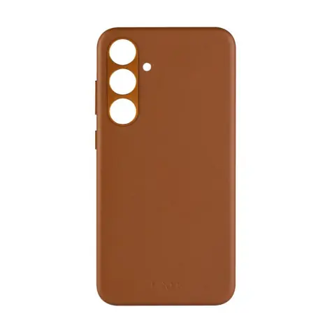 FIXED Kožený zadní kryt MagLeather s podporou MagSafe pro Samsung Galaxy S24 hnědá