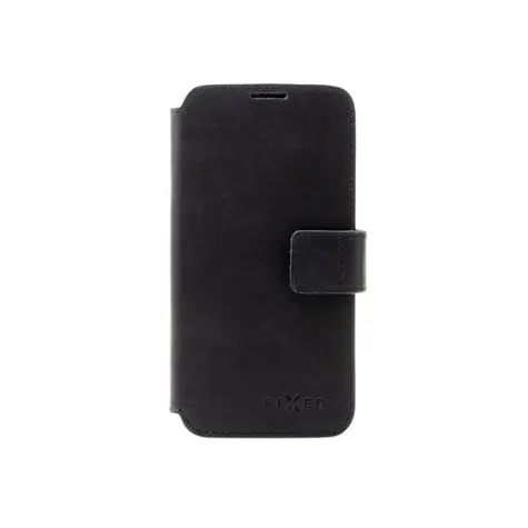 FIXED Kožené Pouzdro typu kniha ProFit pro Samsung Galaxy S24 černá
