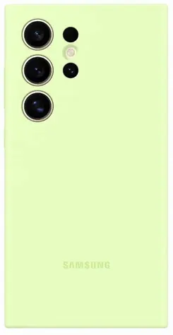 Samsung Silicone Case Galaxy S24 Ultra zelená