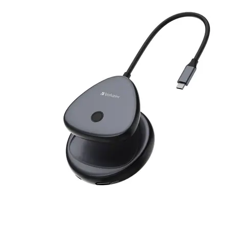 Verbatim Share my Screen WDA-02 USB-C šedá / Bezdrátový adaptér / až 4K / USB-A / HDMI / VGA 