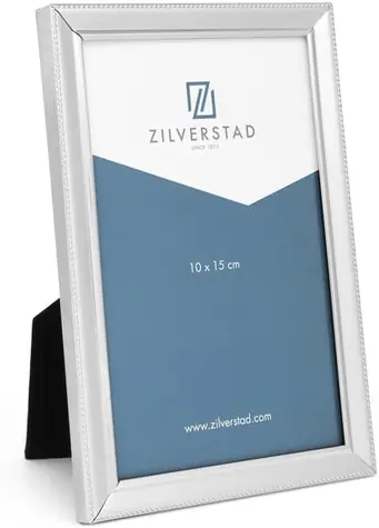 Zilverstad Perlrand 10x15 cm foto rám stříbrná