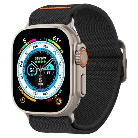Spigen Lite Fit Ultra řemínek pro Apple Watch 49 & 45 & 44 & 42mm černá