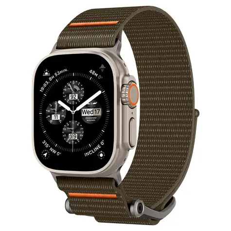 Spigen DuraPro Flex Ultra Band řemínek pro Apple Watch 49 & 45 & 44 & 42mm zelená