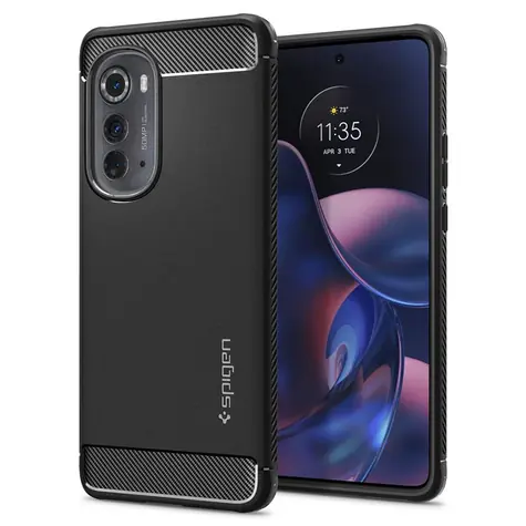 Spigen Rugged Armor ochranný kryt pro Motorola Edge 2022 černá