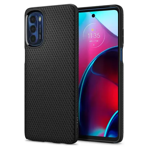 Spigen Liquid Air ochranný kryt pro Motorola Moto G Stylus 2022 černá