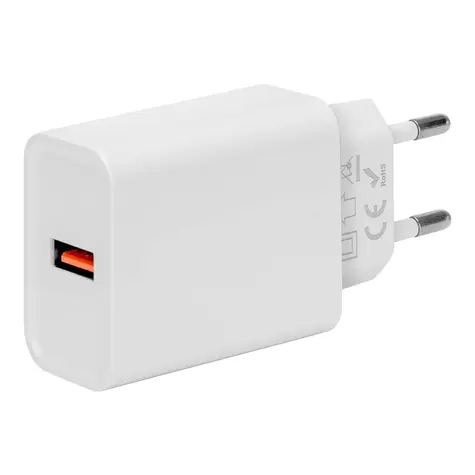 Obal:Me Cestovní Nabíječka USB-A 18W bílá