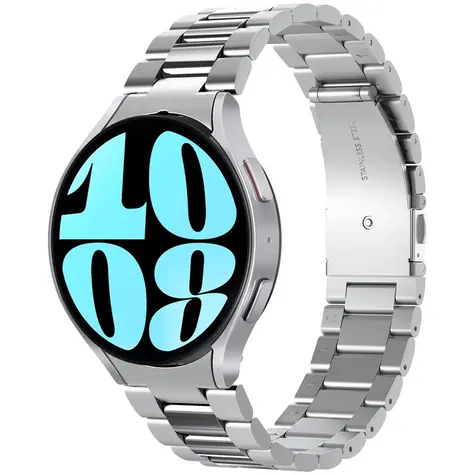 Spigen Modern Fit 316L řemínek pro Galaxy Watch6 44mm stříbrná