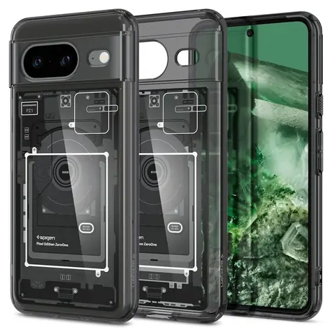Spigen Ultra Hybrid zero one ochranný kryt pro Google Pixel 8 černá 