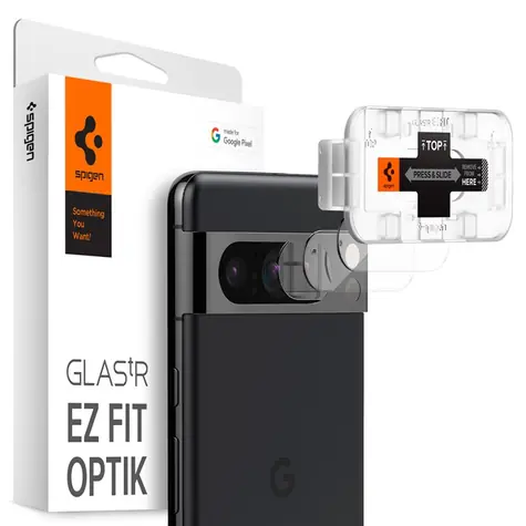 Spigen Glass tR EZ Fit Optik ochranné sklo na fotoaparát pro Google Pixel 8 Pro 2ks