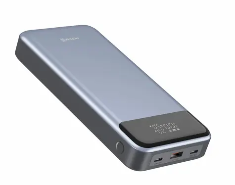 SWISSTEN 22013917 30000 mAh šedá / Power Bank / 20V / 5A / PD & QC / USB-A & USB-C
