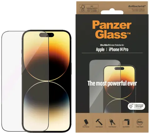 PanzerGlass UWF AB Tvrzené sklo pro Apple iPhone 14 Pro
