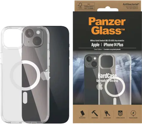 PanzerGlass HardCase MagSafe Ochranný zadní kryt pro Apple iPhone 14 Plus čirá 